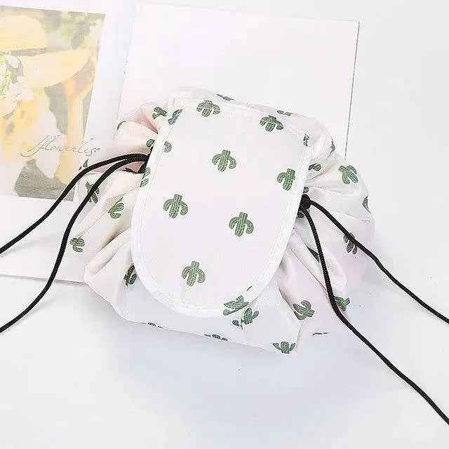 Solstik Luxury Drawstring Makeup Bag – Stylish & Compact