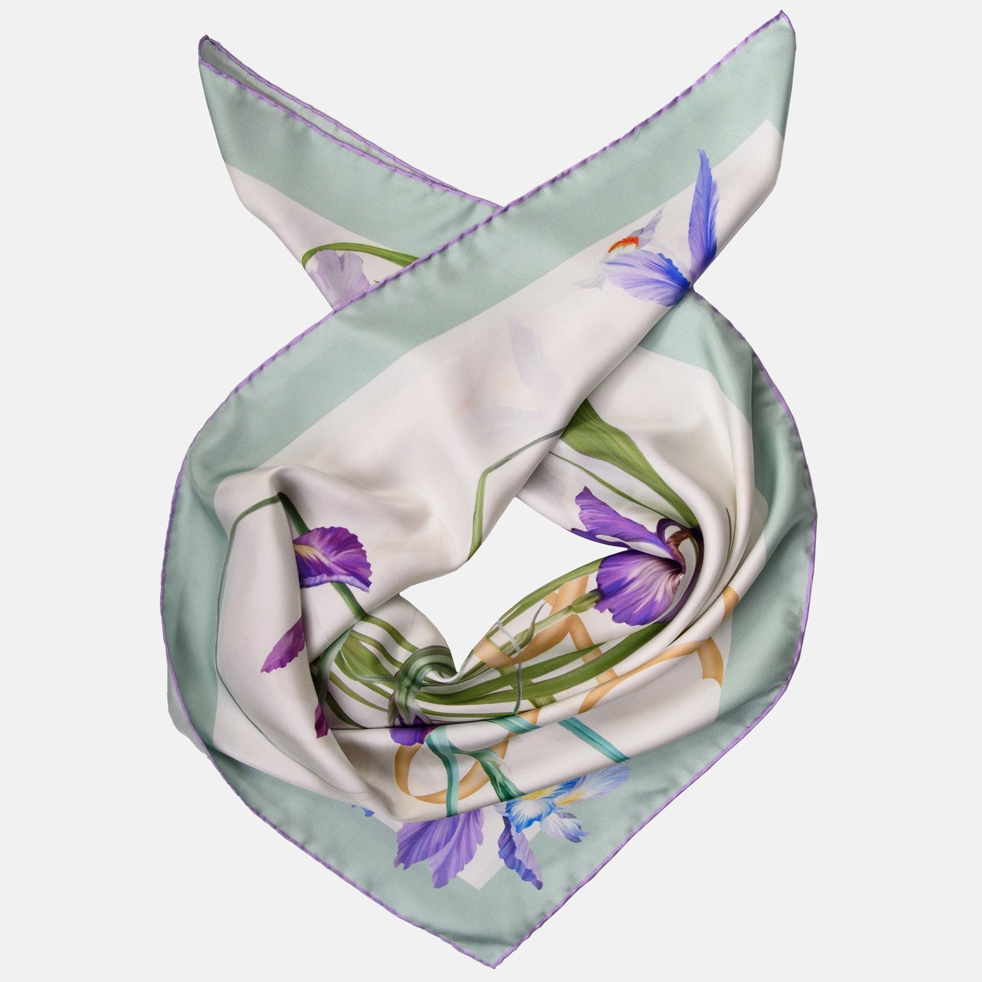 Susanna - Silk Foulard - Mint - Solstik