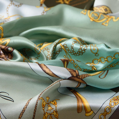 Gabriella - Silk Foulard - Laurel - Solstik