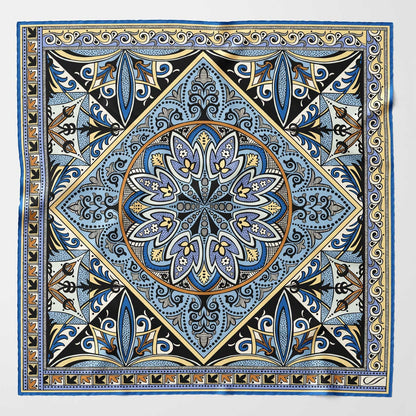 Capri - Silk Neckerchief - Azure - Solstik