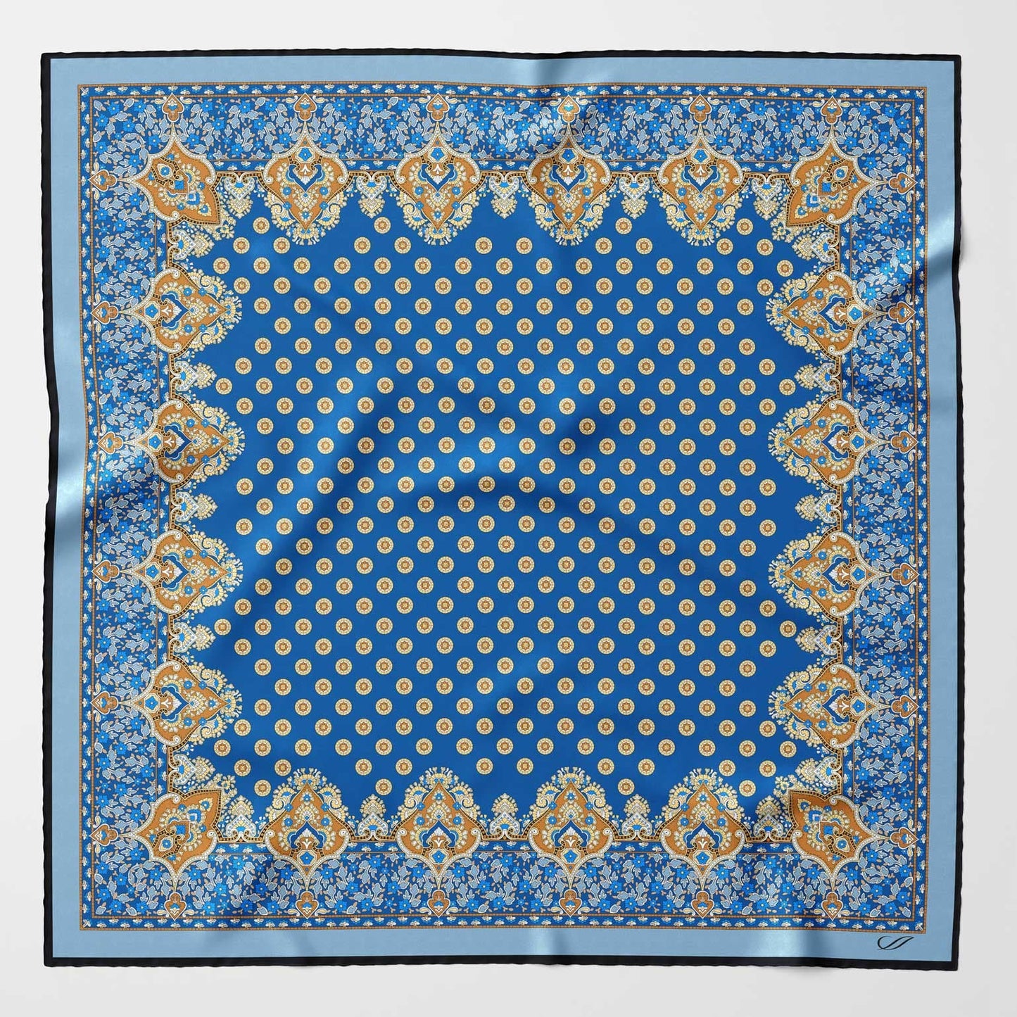 Filippo - Silk Neckerchief - Azure - Solstik