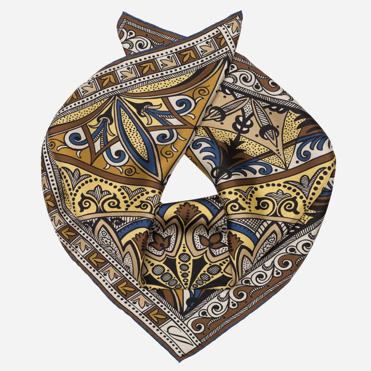 Capri - Silk Neckerchief - Yellow - Solstik