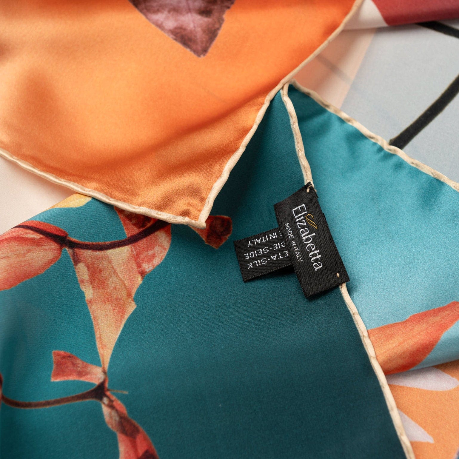 Cristina - Silk Foulard - Champagne - Solstik