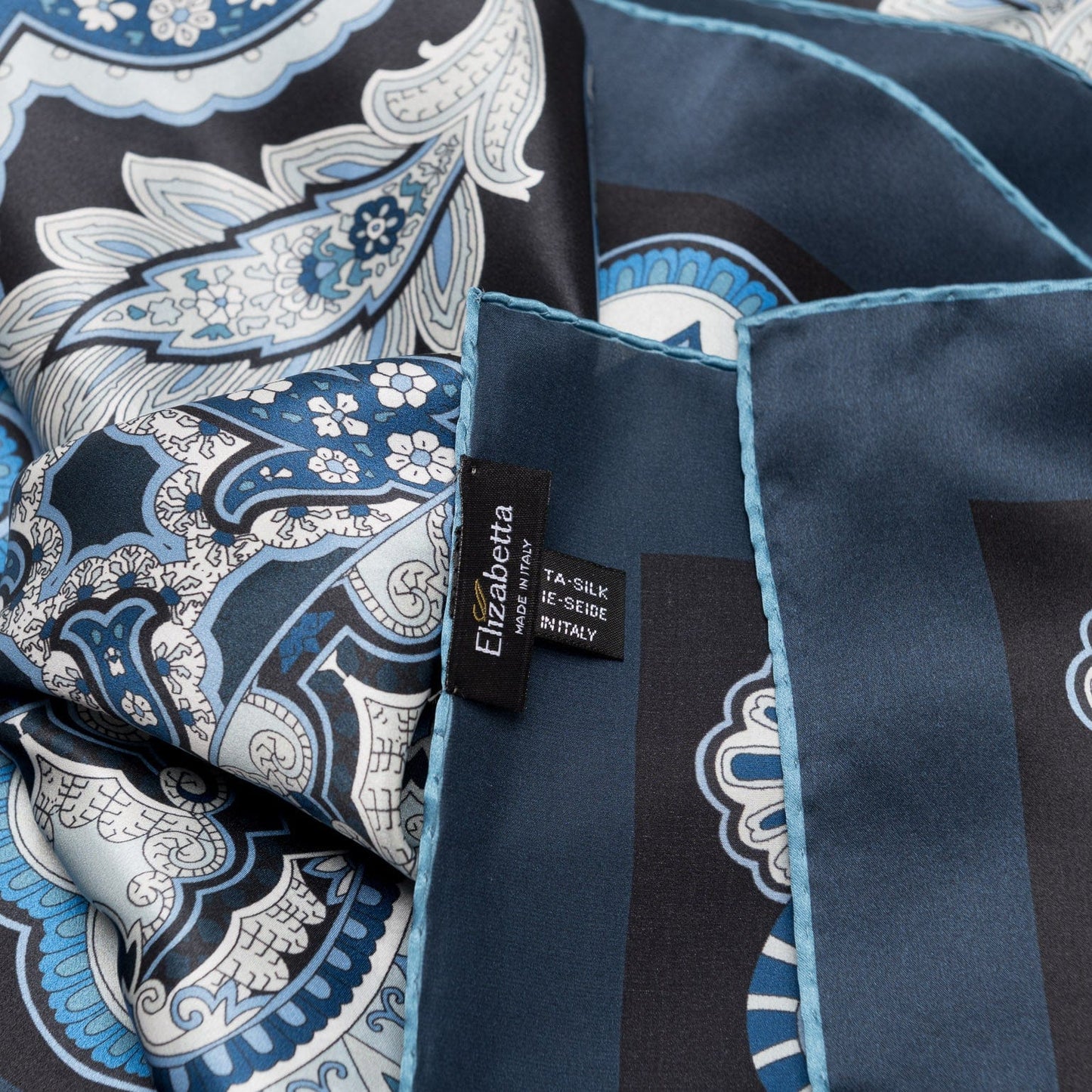 Malta - Silk Foulard - Royal Blue - Solstik