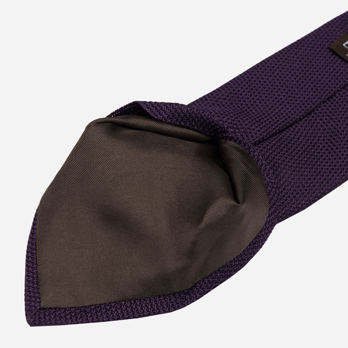 Plum - Silk Grenadine Tie - Solstik