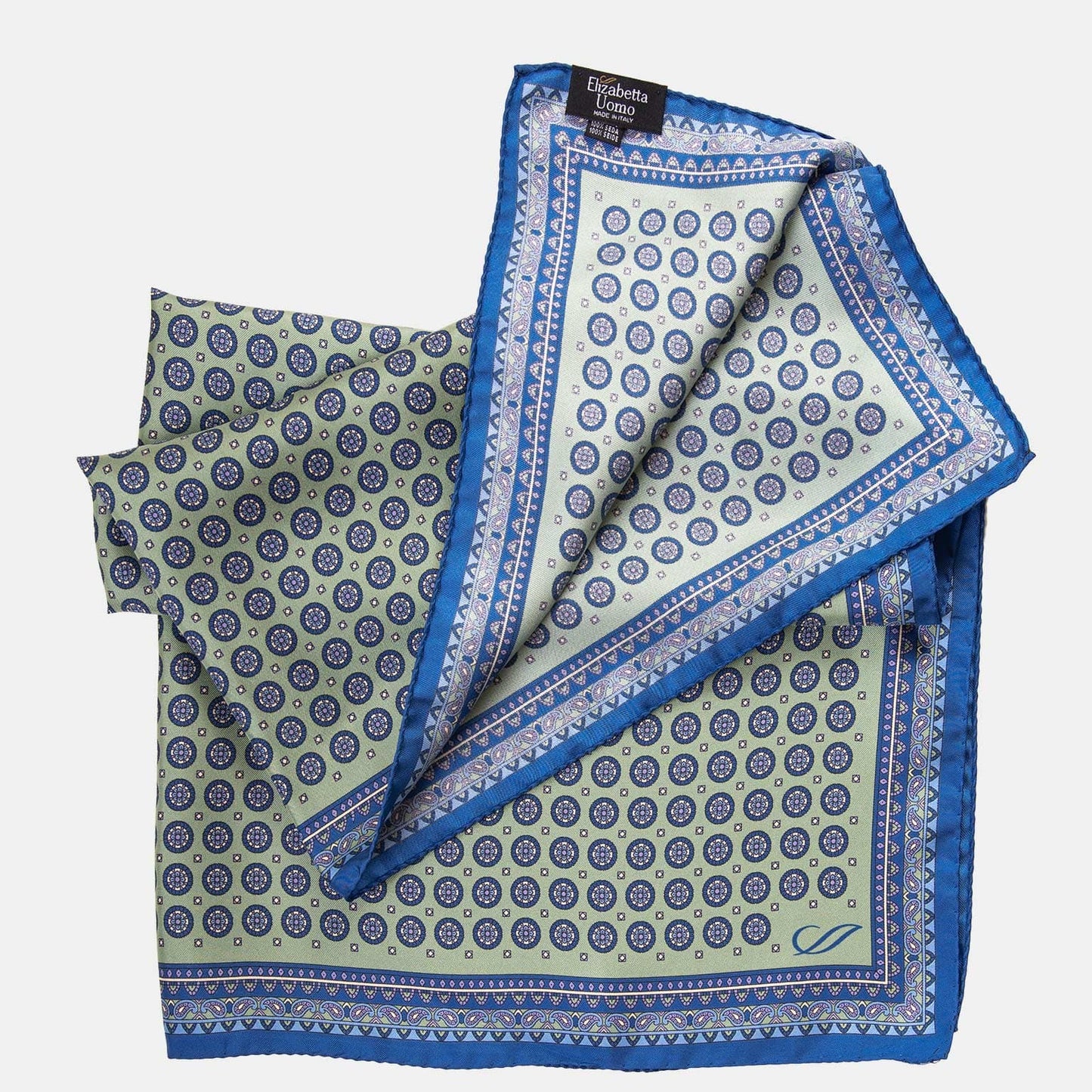 Toscana - Silk Neckerchief - Pistachio - Solstik
