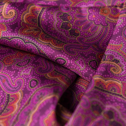 Ferrara - Silk Scarf - Magenta - Solstik