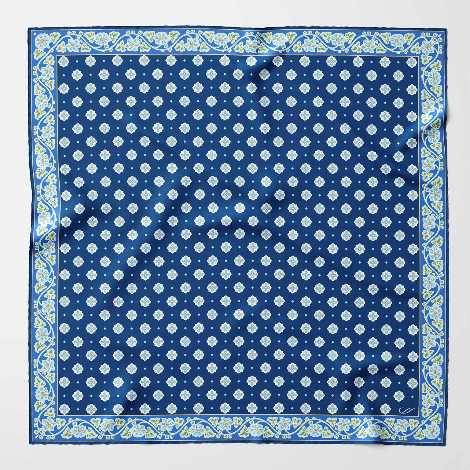 Ducati - Silk Neckerchief - Marine Blue - Solstik