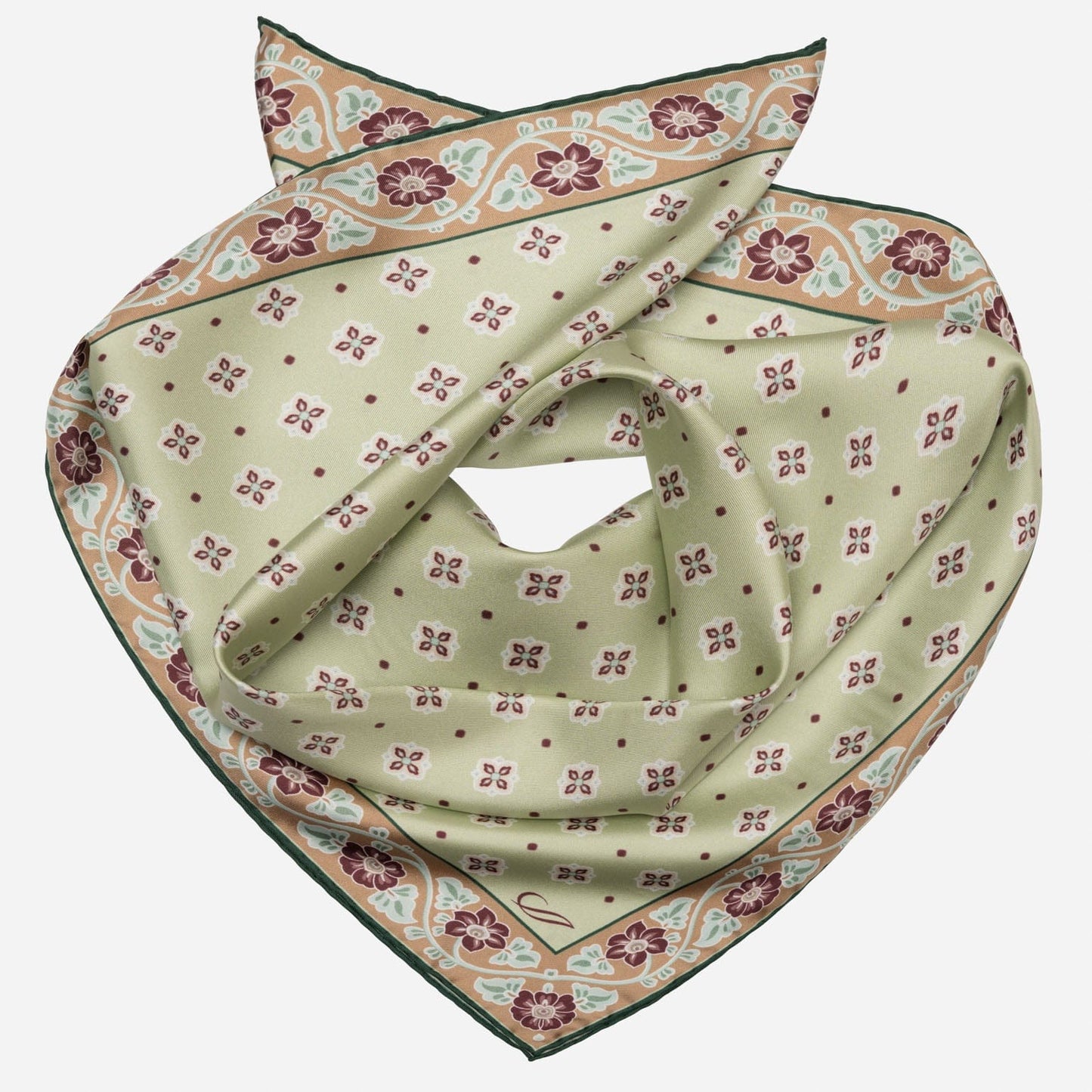 Ducati - Silk Neckerchief - Green - Solstik