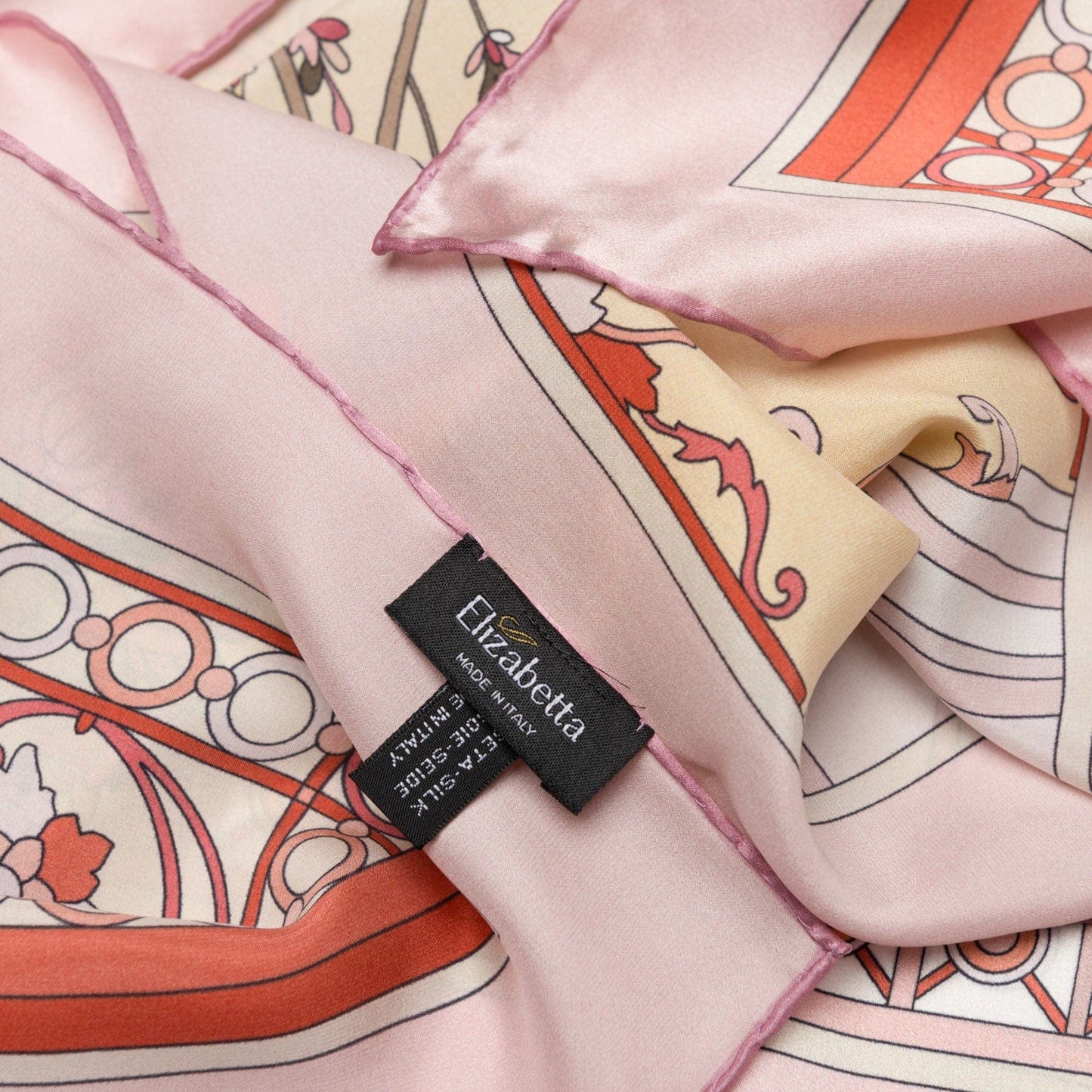 Garden of Dreams - Silk Foulard - Pink - Solstik