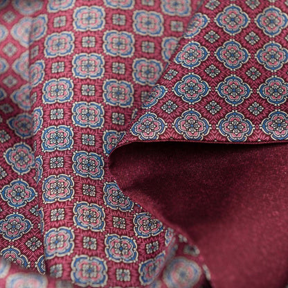 Palazzo - Reversible Silk Scarf - Claret Red - Solstik