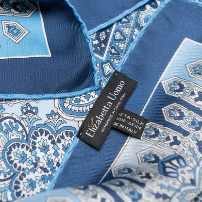 Messina - Silk Neckerchief - Azure - Solstik
