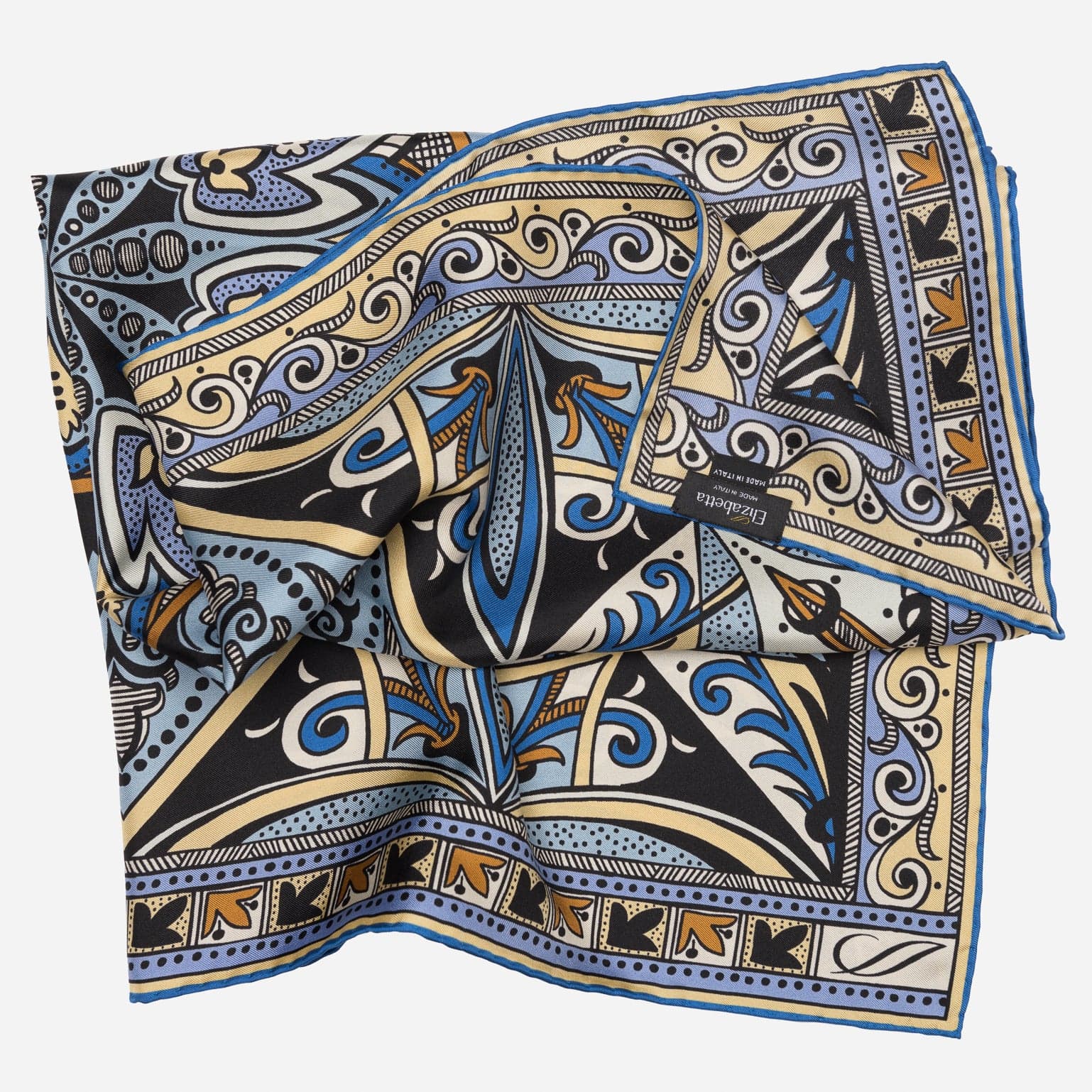 Capri - Silk Neckerchief - Azure - Solstik