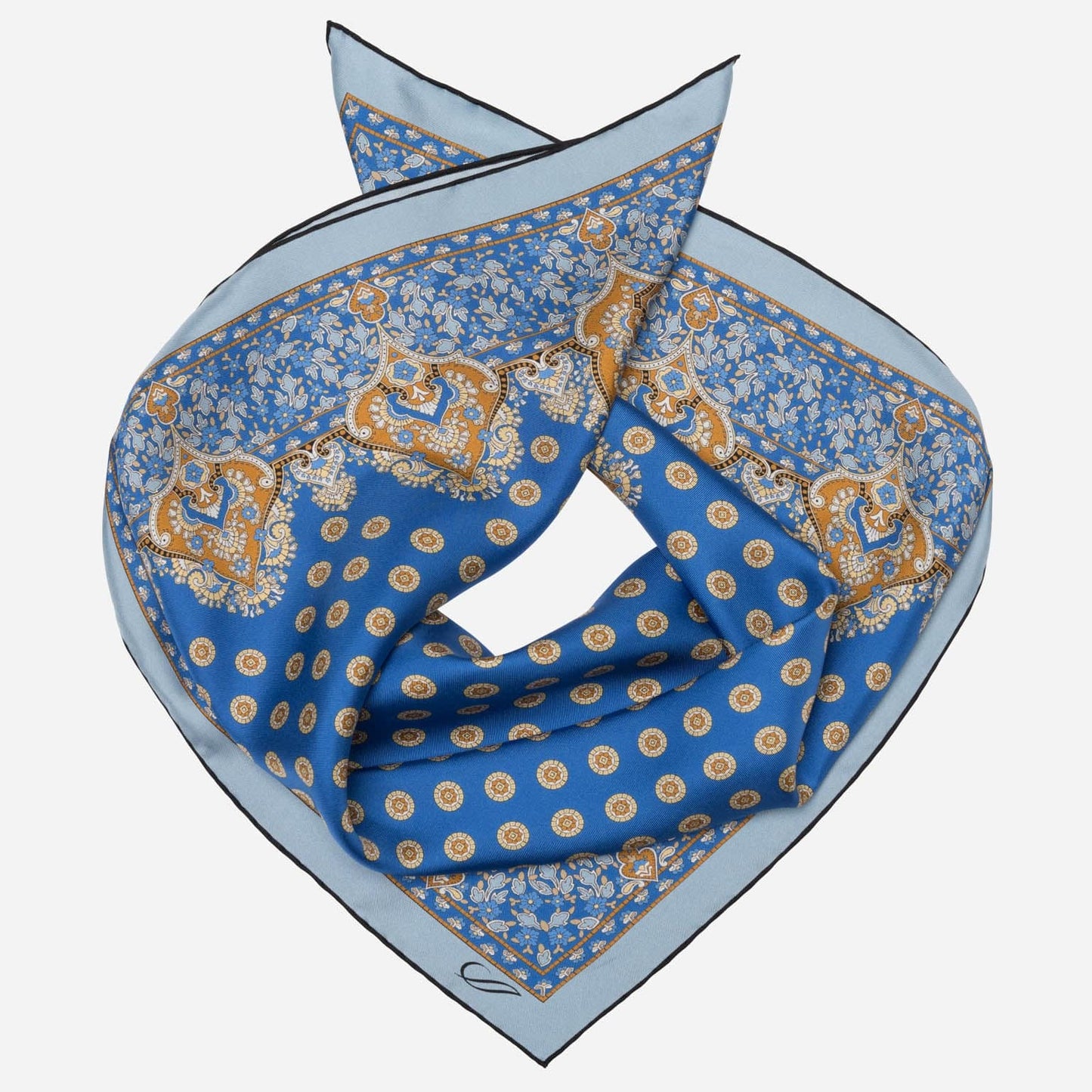 Filippo - Silk Neckerchief - Azure - Solstik