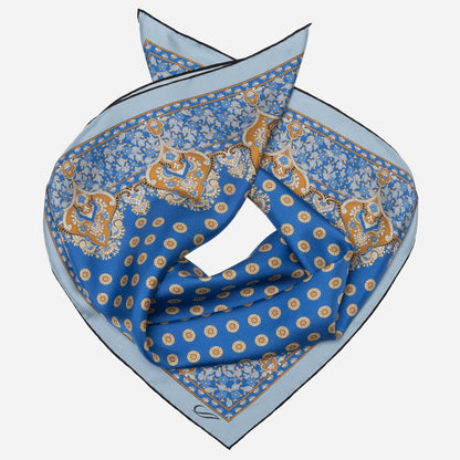 Filippo - Silk Neckerchief - Azure - Solstik