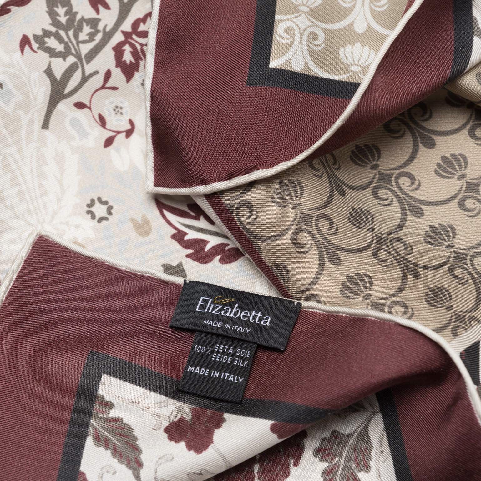 Napoli - Silk Neckerchief - Maroon - Solstik