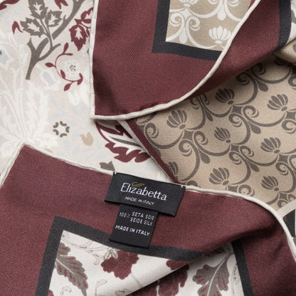 Napoli - Silk Neckerchief - Maroon - Solstik