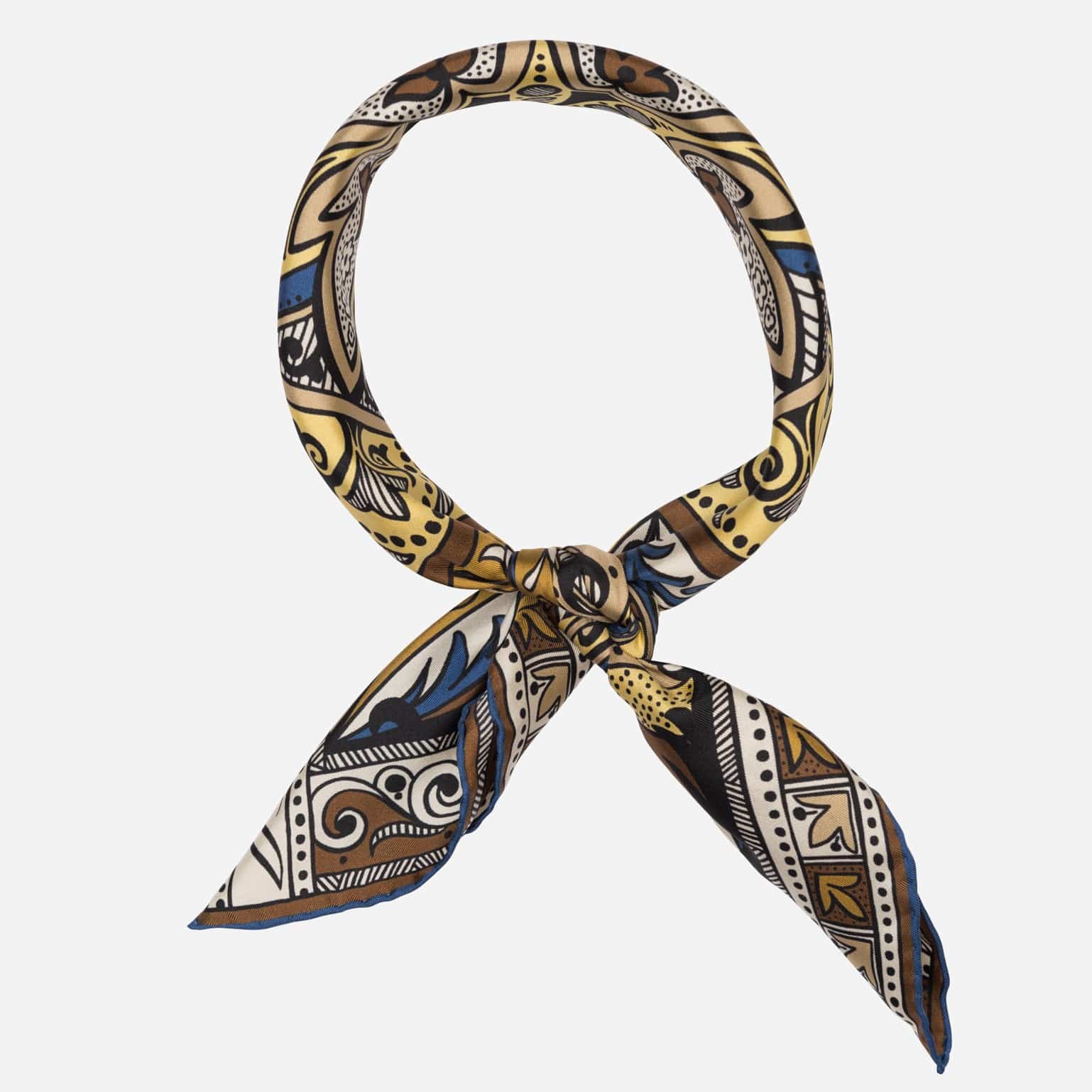 Capri - Silk Neckerchief - Yellow - Solstik