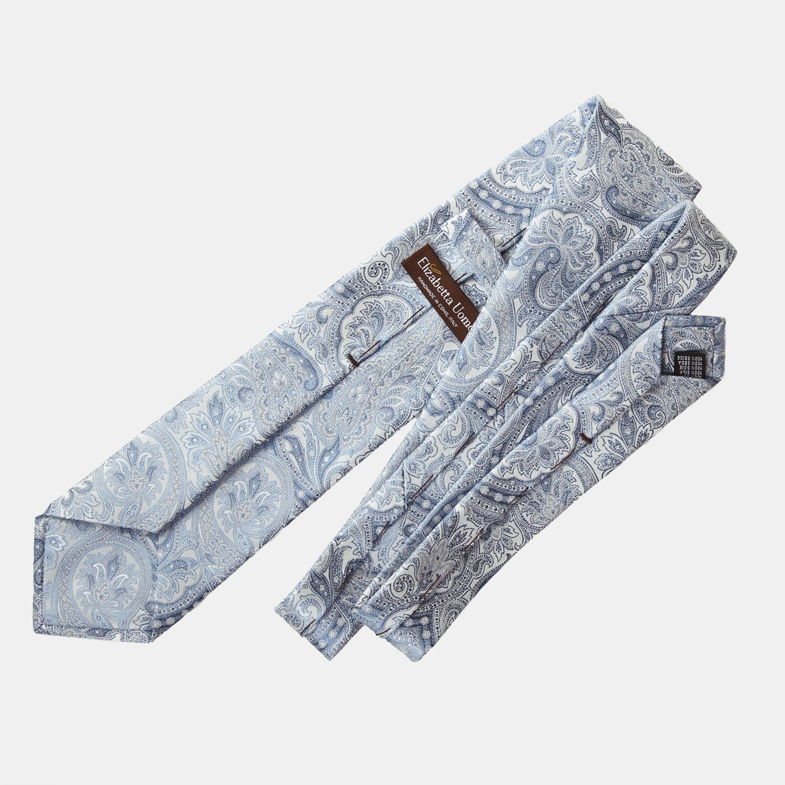Montecarlo - Silk Jacquard Tie - Blue - Solstik