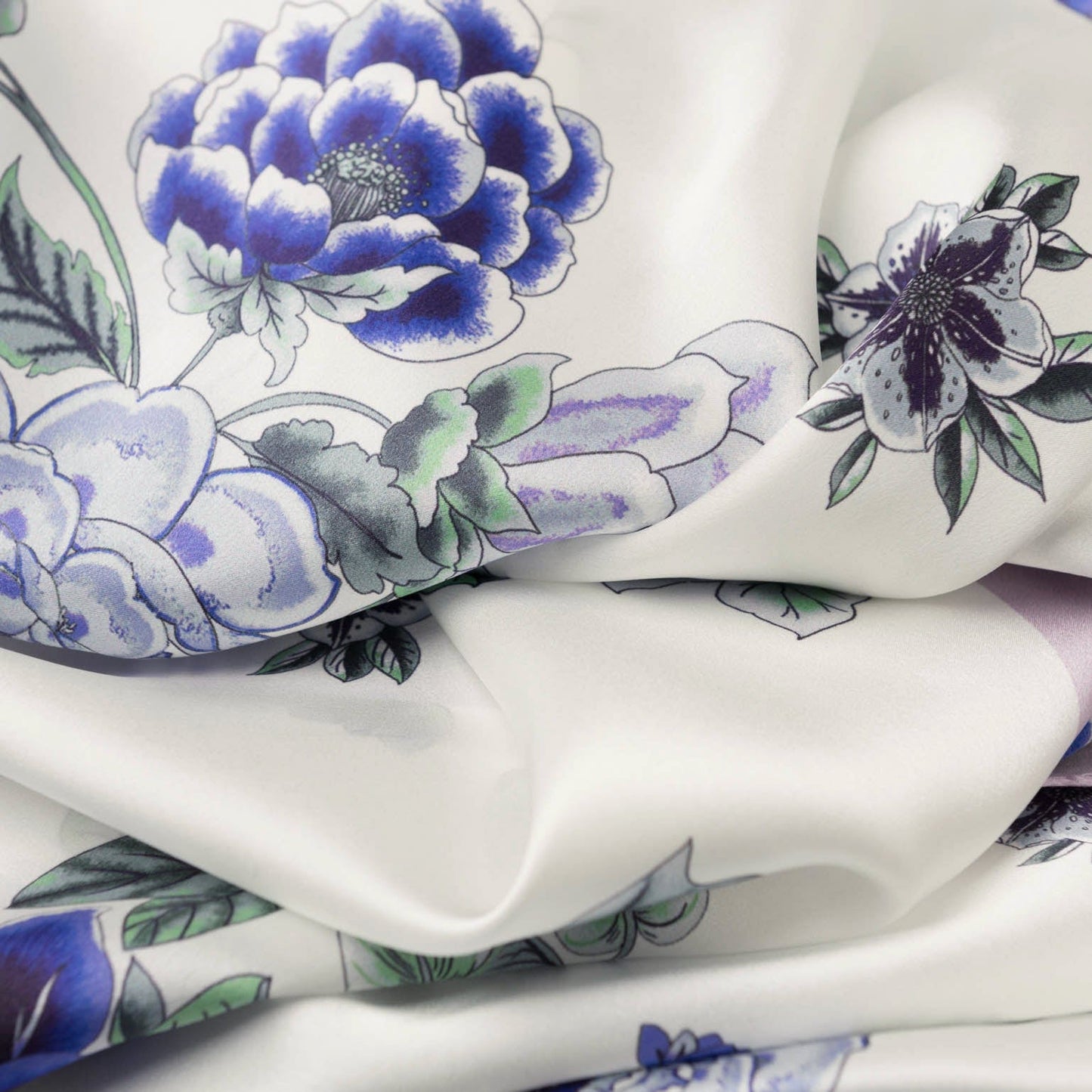 Bella - Silk Scarf Shawl - Purple Lavender - Solstik