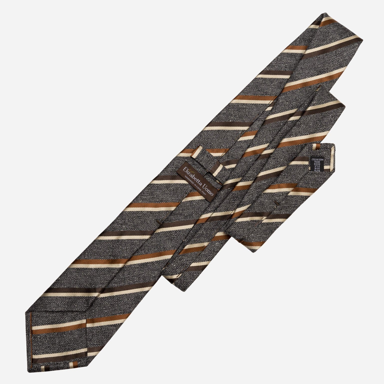 Velletri - Silk Jacquard Tie - Steel - Solstik