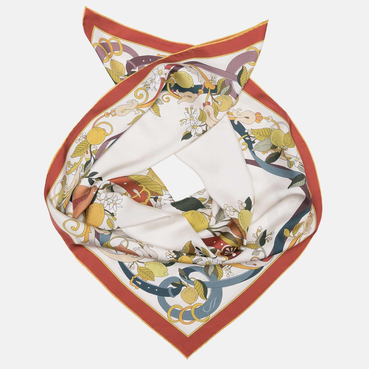 Anthea - Silk Foulard - Ivory - Solstik