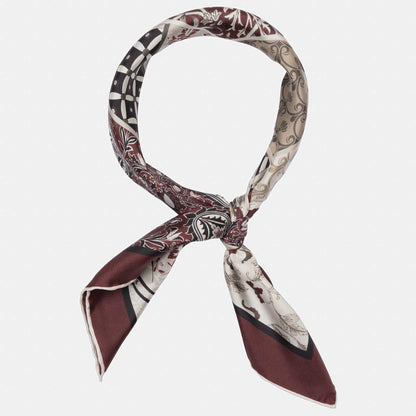 Napoli - Silk Neckerchief - Maroon - Solstik