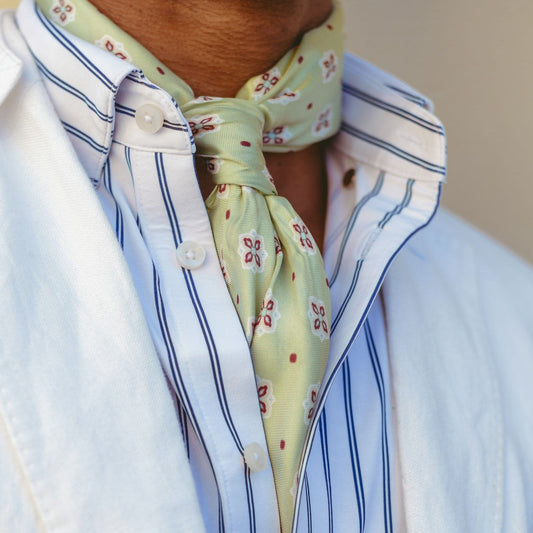 Ducati - Silk Neckerchief - Green - Solstik
