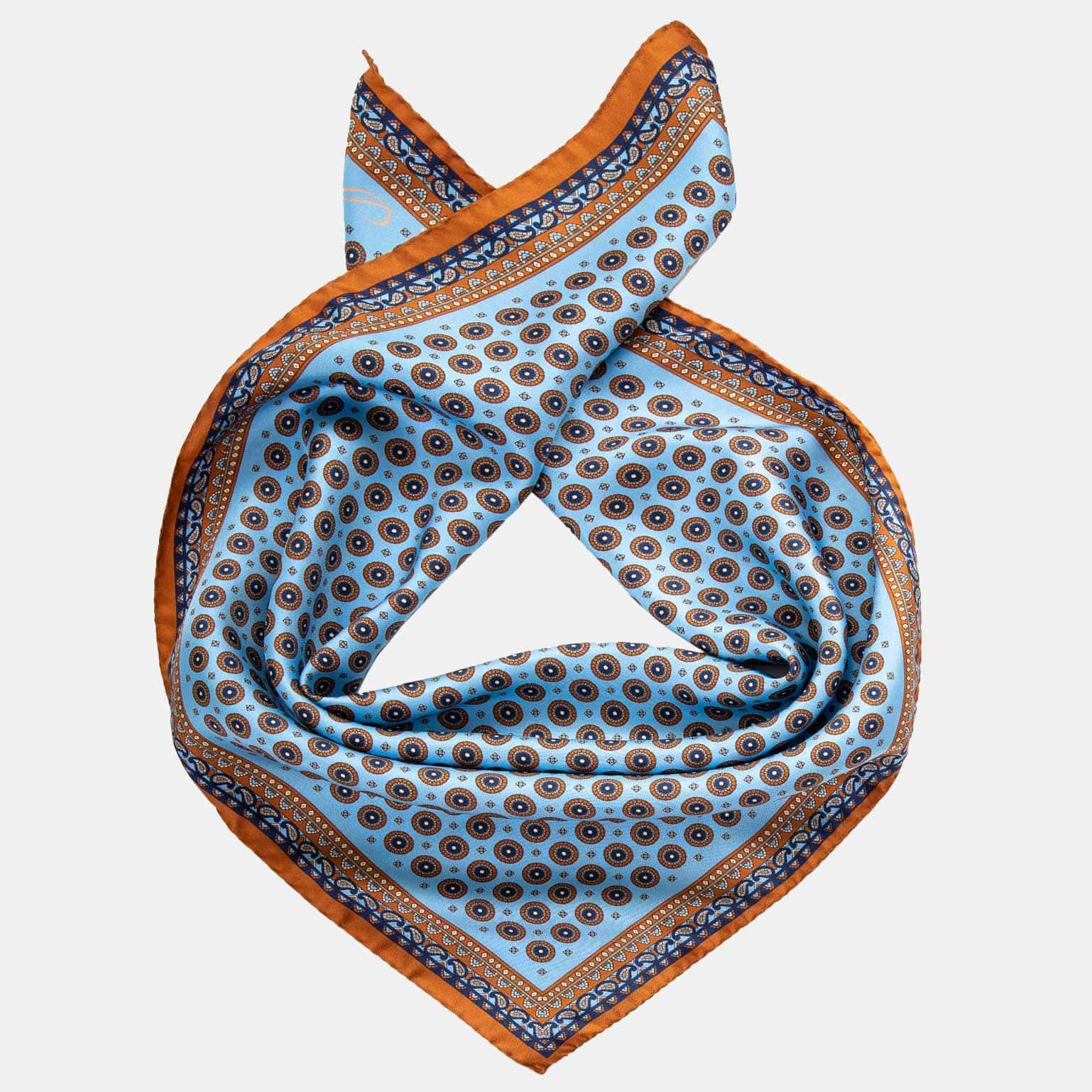 Toscana - Silk Neckerchief - Sky Blue - Solstik