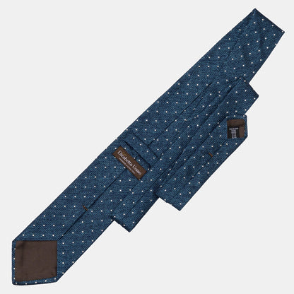 Mattei - Silk Grenadine Tie - Blue - Solstik