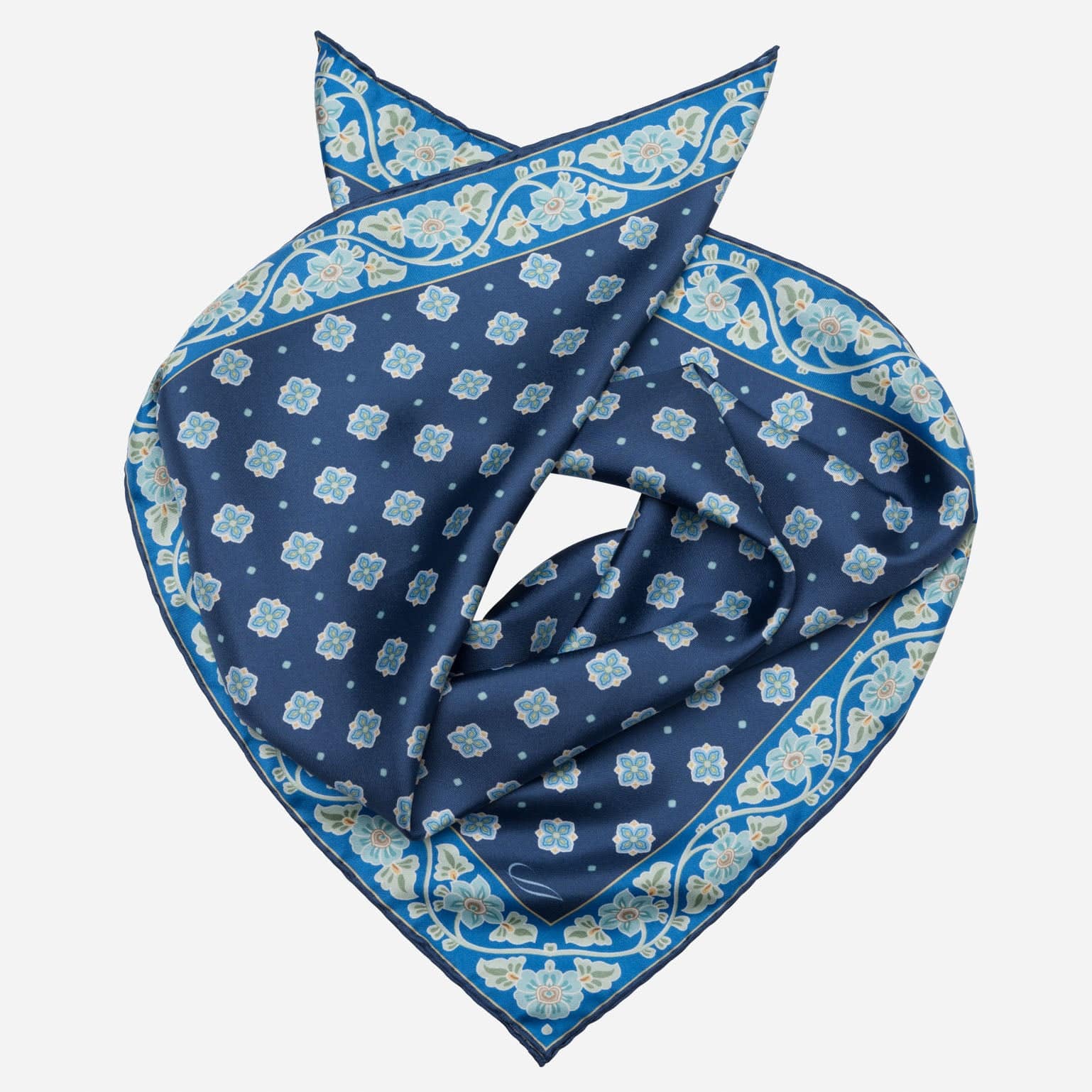 Ducati - Silk Neckerchief - Marine Blue - Solstik