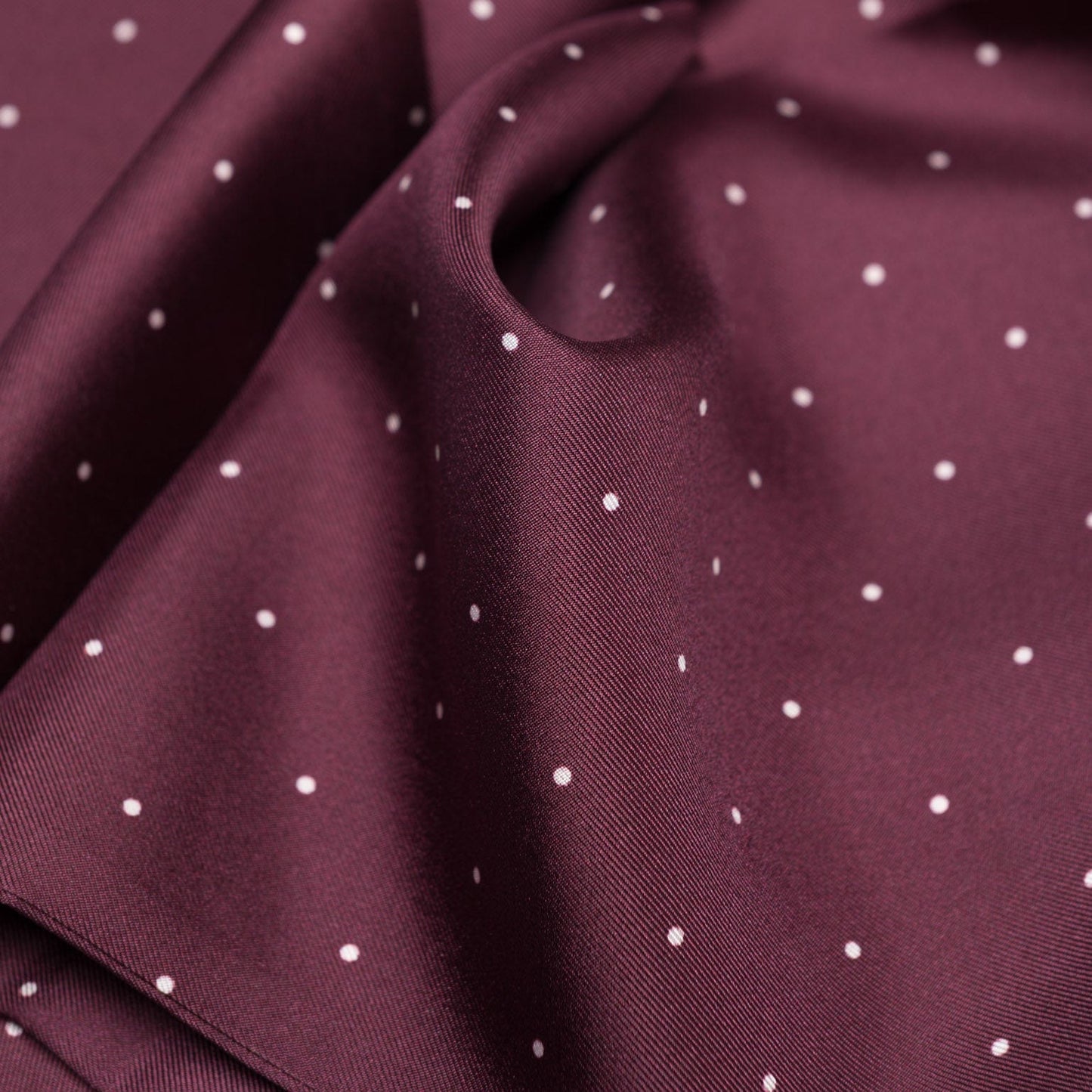 Savona - Slim Silk Scarf - Burgundy - Solstik