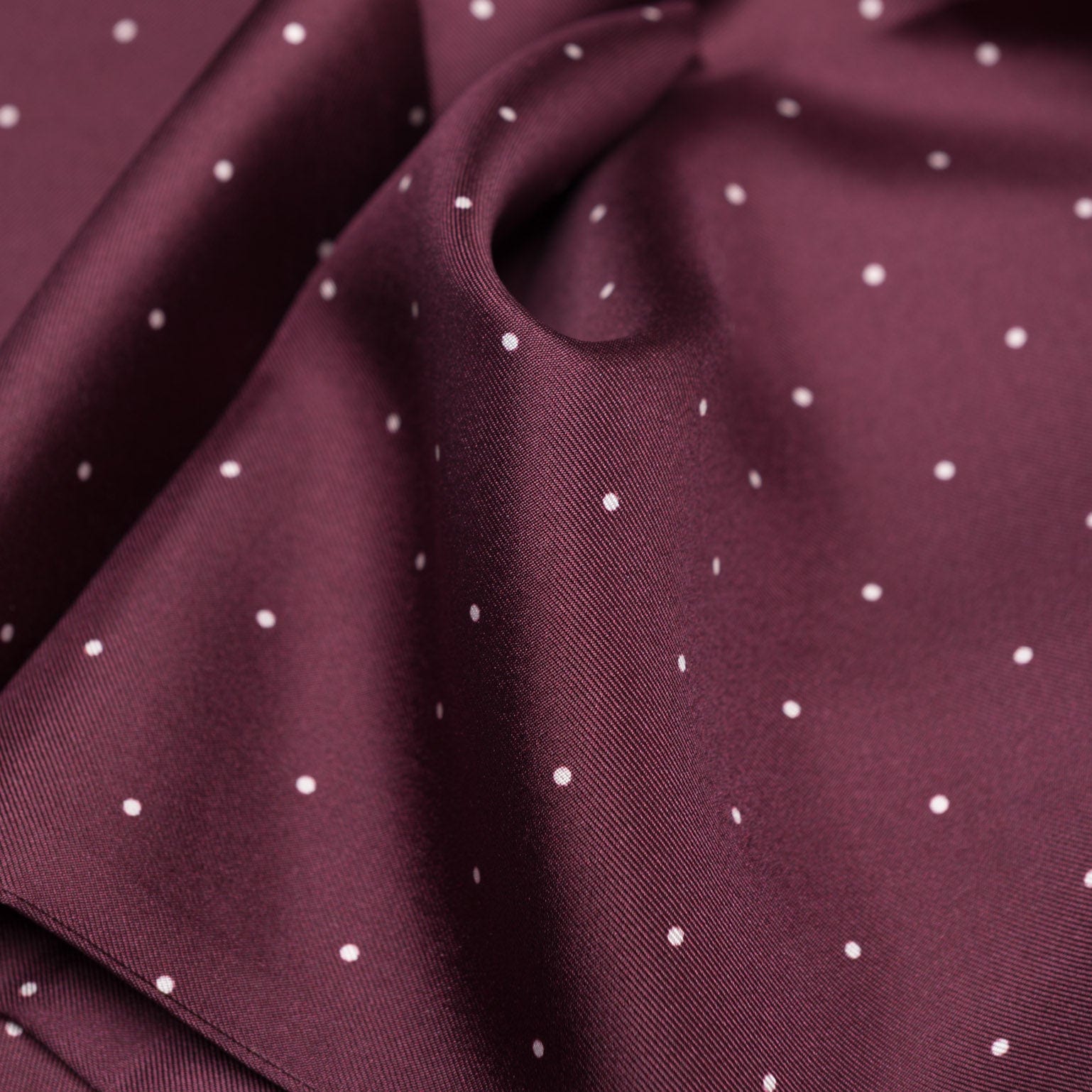 Savona - Slim Silk Scarf - Burgundy - Solstik
