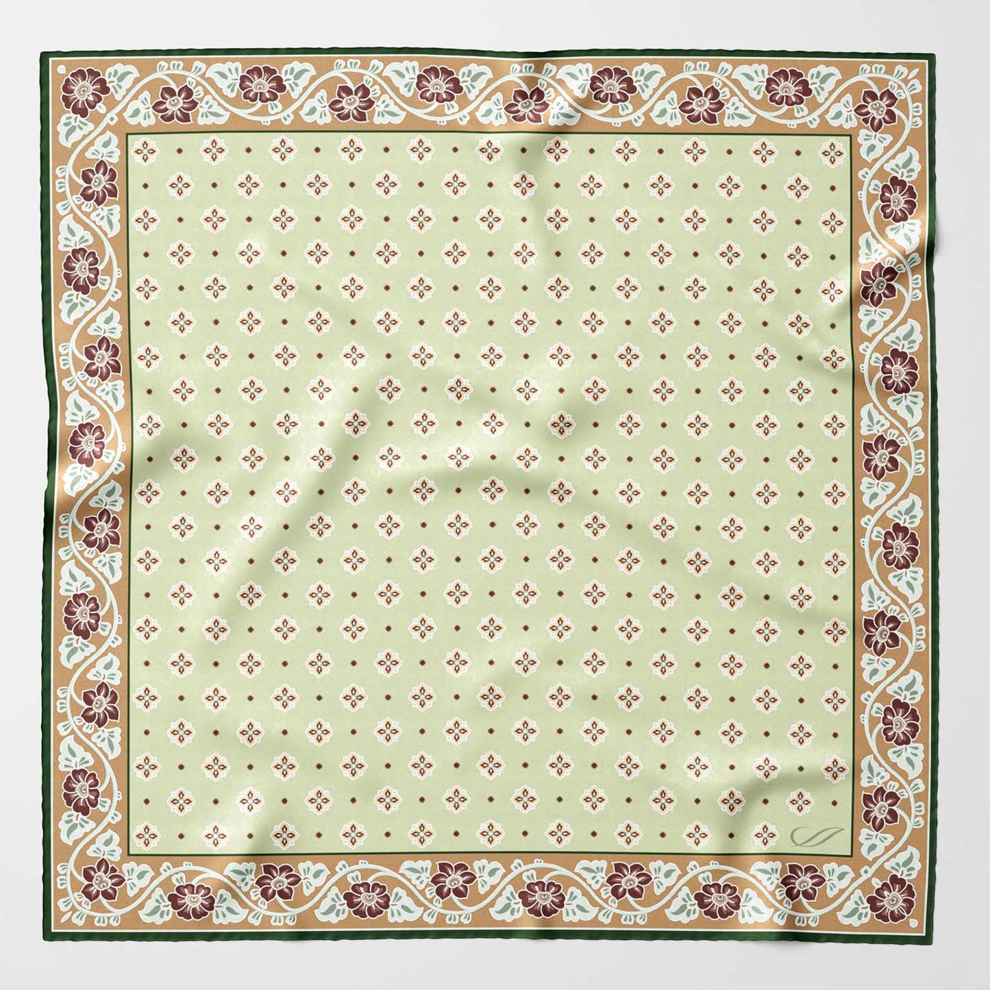 Ducati - Silk Neckerchief - Green - Solstik