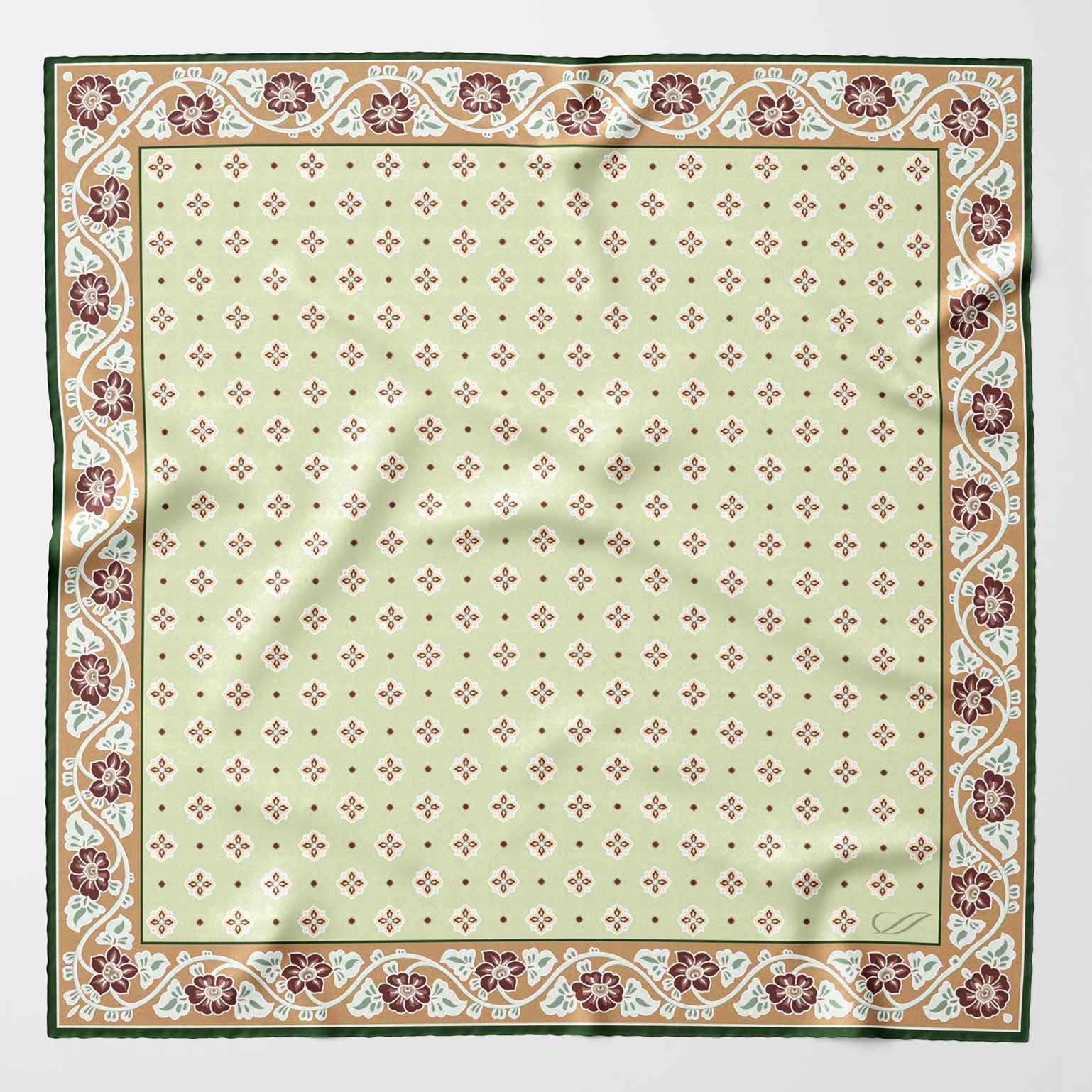 Ducati - Silk Neckerchief - Green - Solstik