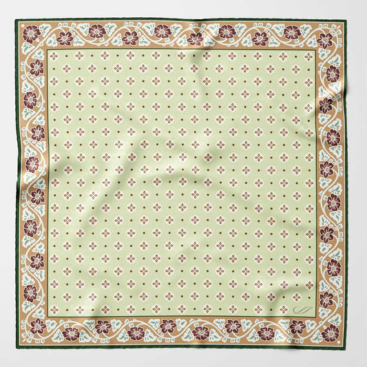 Ducati - Silk Neckerchief - Green - Solstik