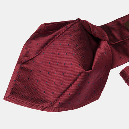 Pisa - Silk Jacquard Tie - Burgundy