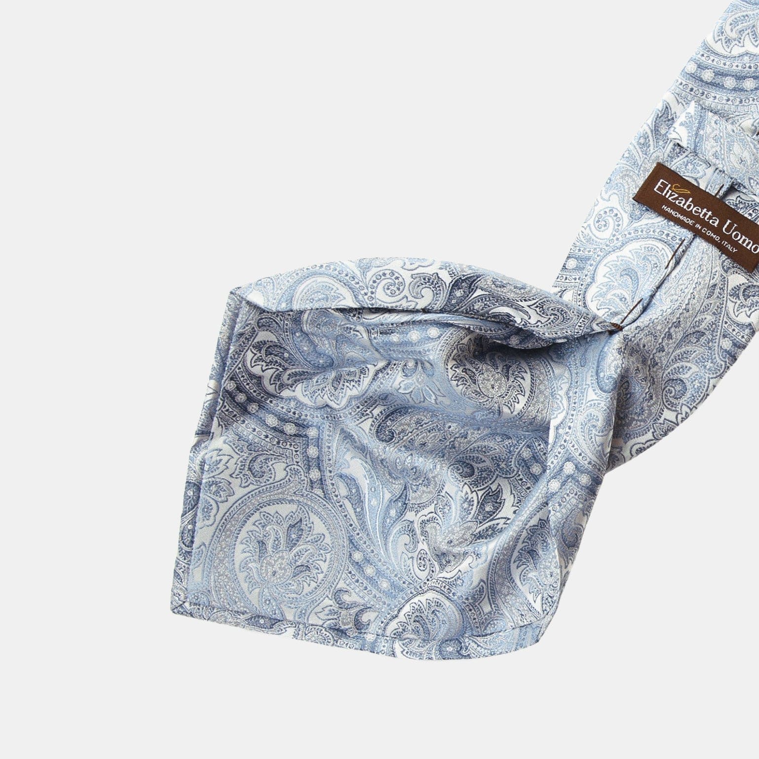 Montecarlo - Silk Jacquard Tie - Blue - Solstik