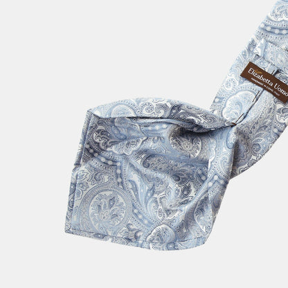 Montecarlo - Silk Jacquard Tie - Blue - Solstik
