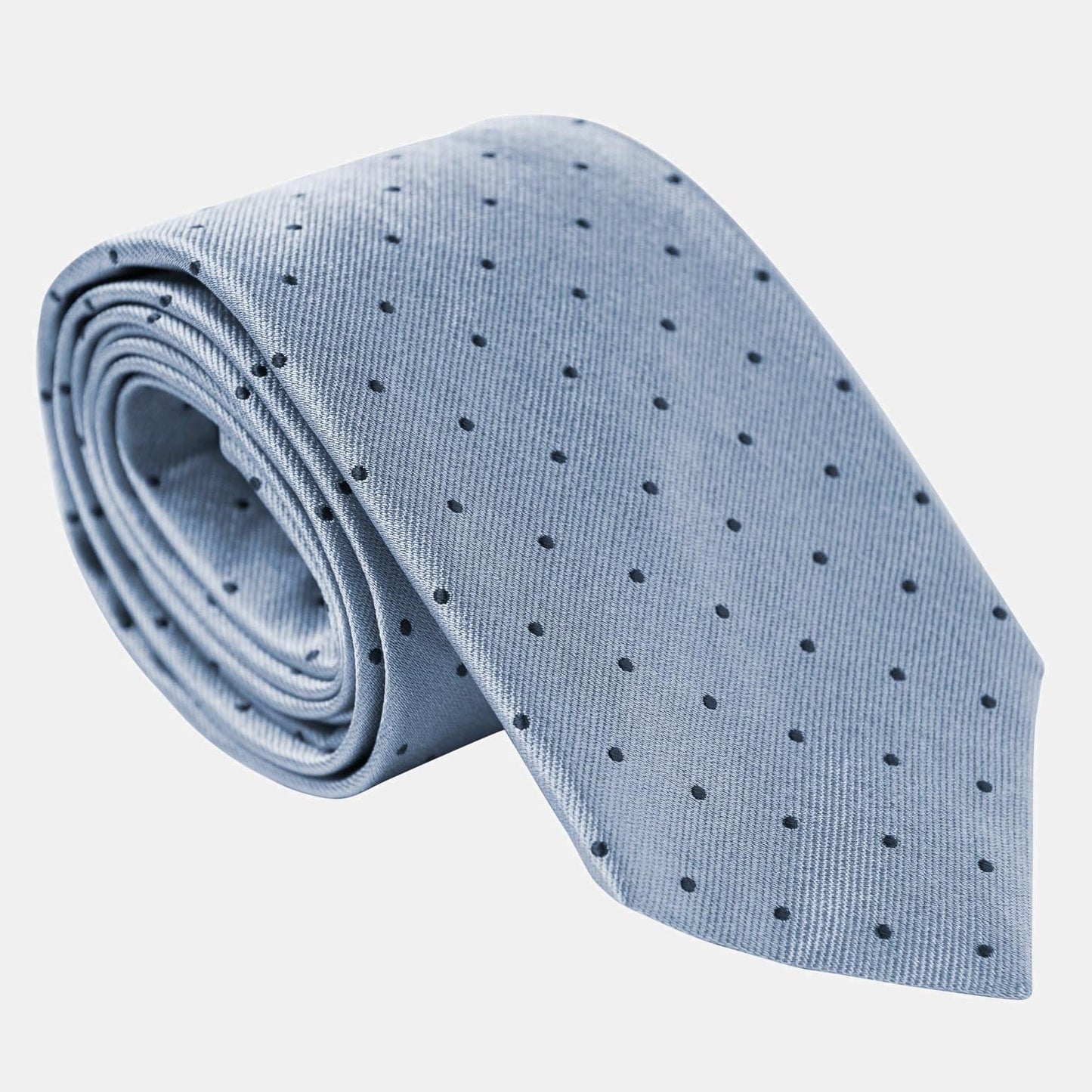 Pisa - Silk Jacquard Tie - Sky Blue - Solstik