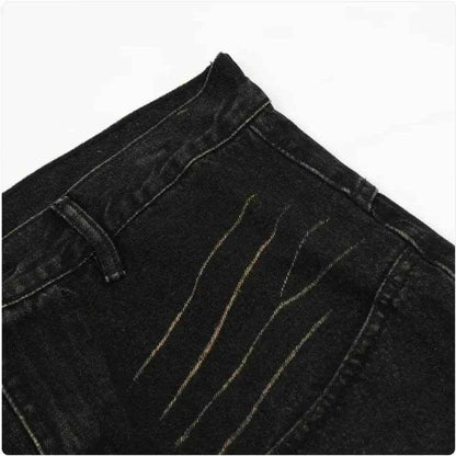 Solstik Men's Retro Washed Jeans -Classic Comfort & Style