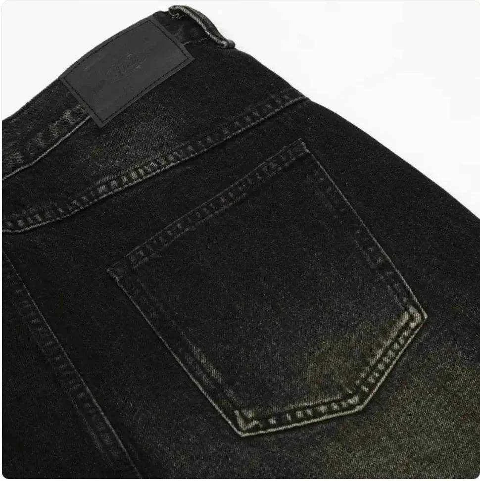 Solstik Men's Retro Washed Jeans -Classic Comfort & Style