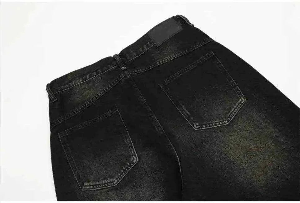 Solstik Men's Retro Washed Jeans -Classic Comfort & Style
