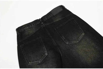Solstik Men's Retro Washed Jeans -Classic Comfort & Style