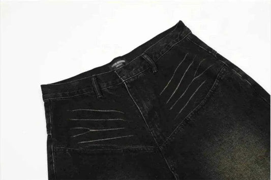 Solstik Men's Retro Washed Jeans -Classic Comfort & Style