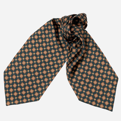 Barberini - Silk Ascot Cravat Tie - Forest - Solstik