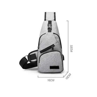 Solstik Men's Tech Sling Bag - Sleek, Durable, Modern