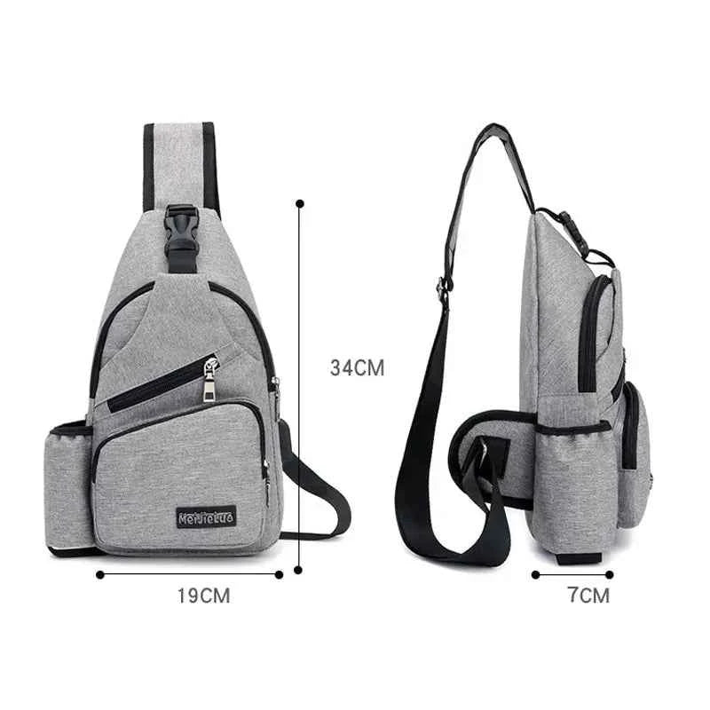 Solstik Men's Tech Sling Bag - Sleek, Durable, Modern