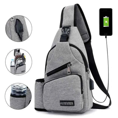 Solstik Men's Tech Sling Bag - Sleek, Durable, Modern