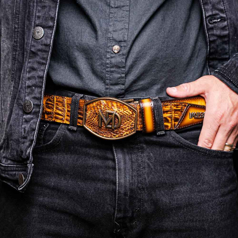 Montana Belt Mustard / Brown